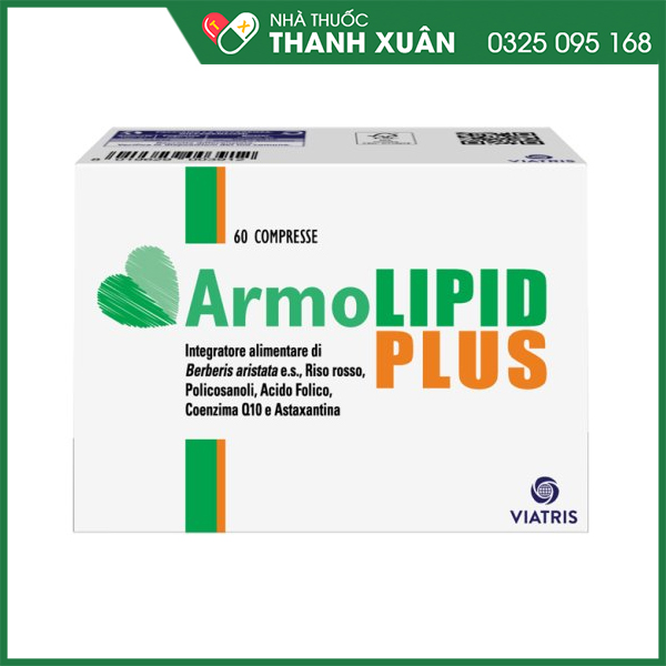 ArmoLipid Plus giảm lượng cholesterol, triglycerid trong máu